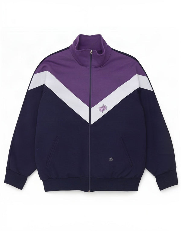 Wagner Moden Herre træningsdragt Top jakke Large Navy Blue Colourblock
