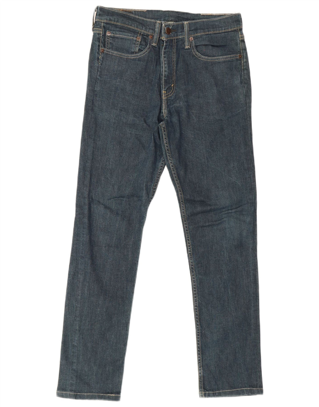 Levi's Mens 511 Slim Jeans W34 L32 Blue Cotton