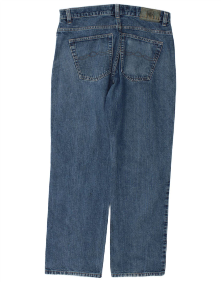 Jinglers Mens Straight Jeans W34 L30 Blue Cotton