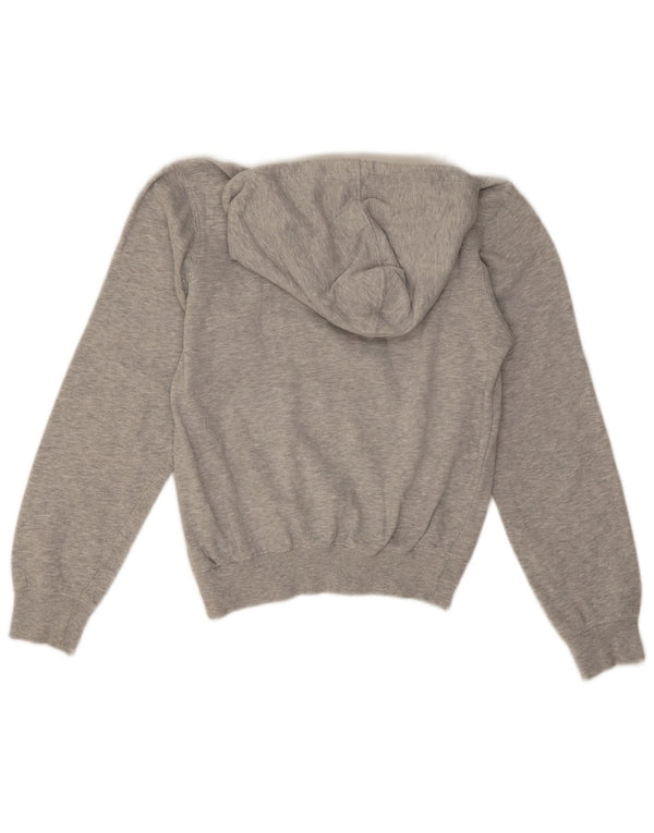 Hard Rock Cafe Womens Berlin Graphic Hoodie Jumper UK 10 Small Grey Cotton