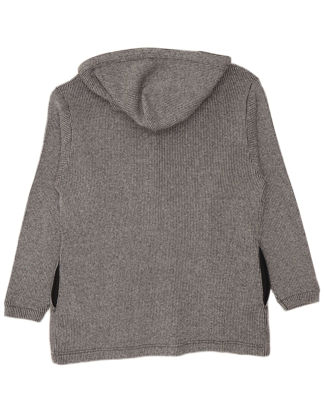 Champion Mens Zip Hoodie Sweater Medium Grey Cotton