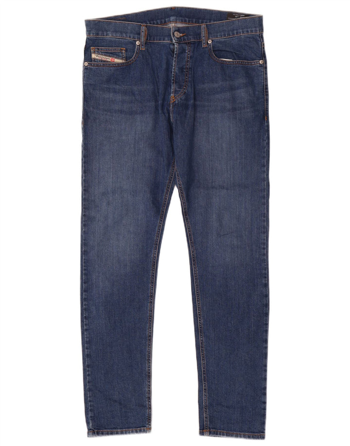 Diesel Herren Slim Jeans W32 L31 Blaue Baumwolle