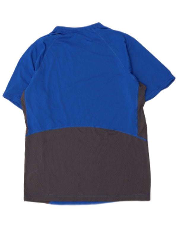 Columbia Herre Omni-Freeze Zero T-Shirt Top Lille Blå Colourblock Polyester
