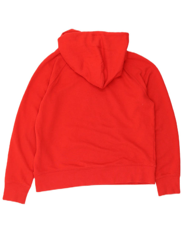 Levi's Sudadera con capucha gráfica para mujer UK 10 Small Red Cotton