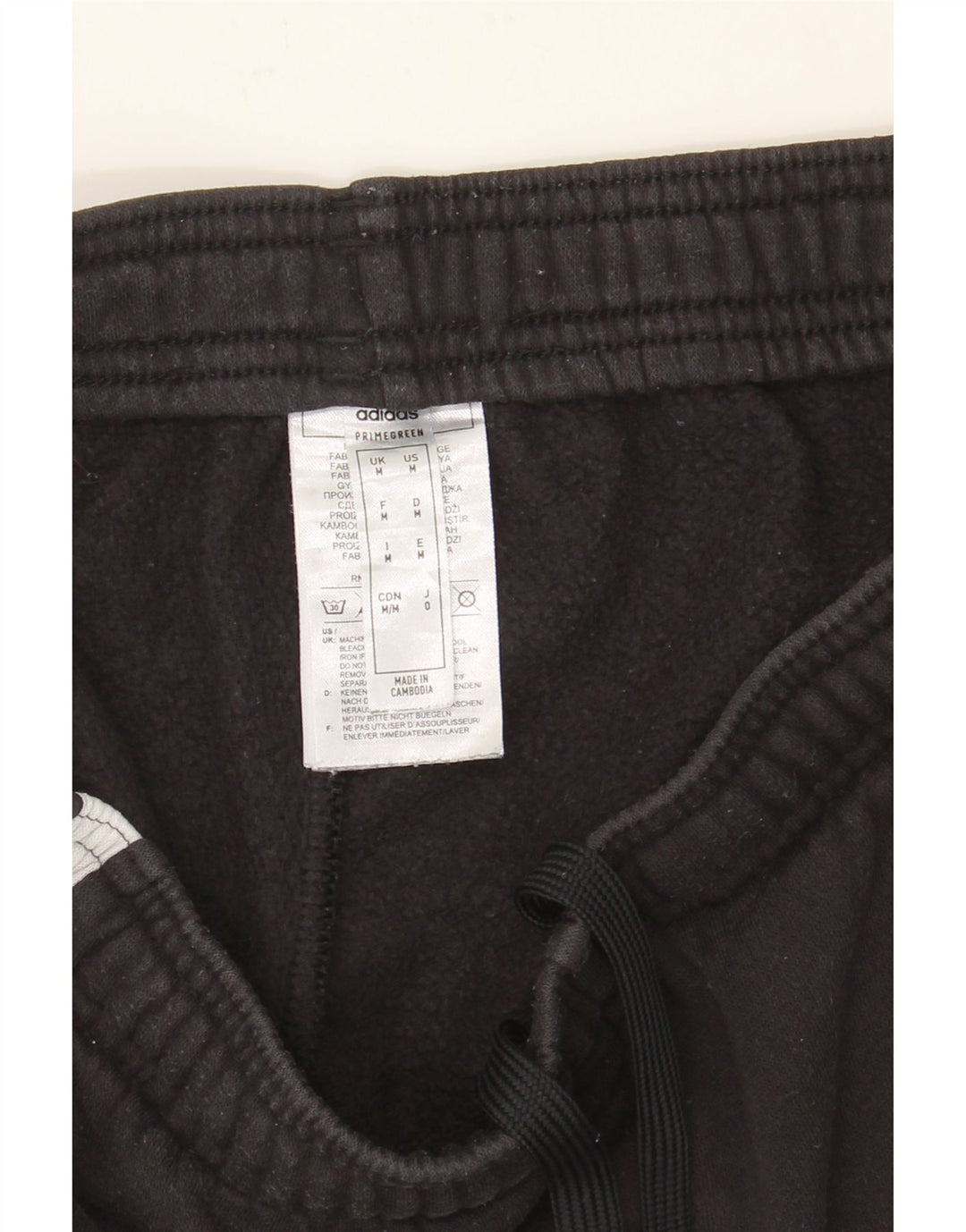 ADIDAS Womens Graphic Tracksuit Trousers Medium  Black Colourblock Cotton Vintage Adidas and Second-Hand Adidas from Messina Hembry 