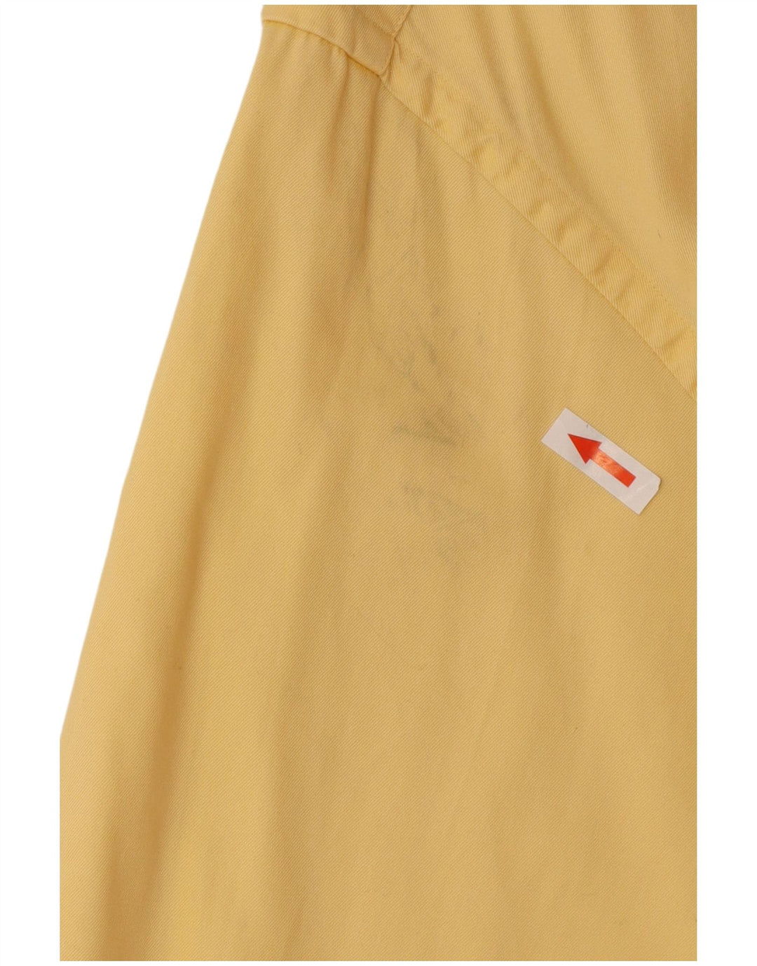 Tommy Hilfiger Mens Shirt Large Yellow Cotton