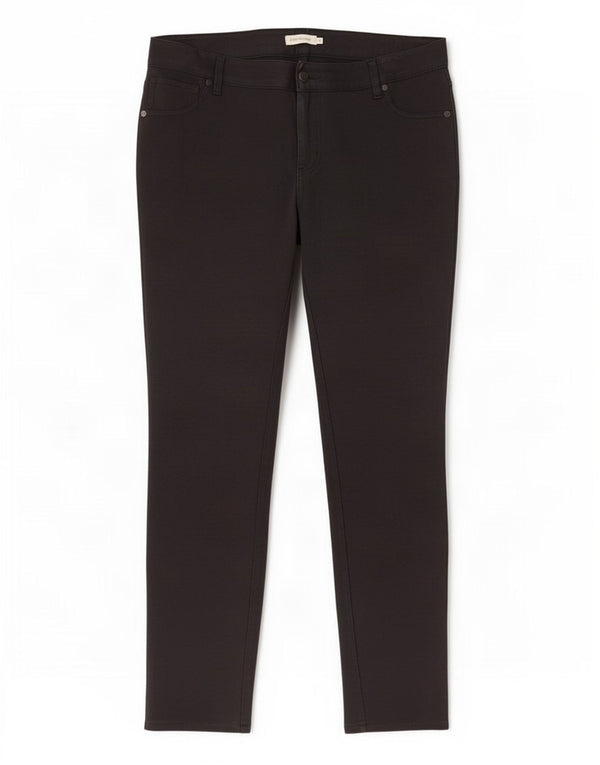 Calvin Klein Womens Slim Casual Trousers W29 L27 Navy Blue Cotton