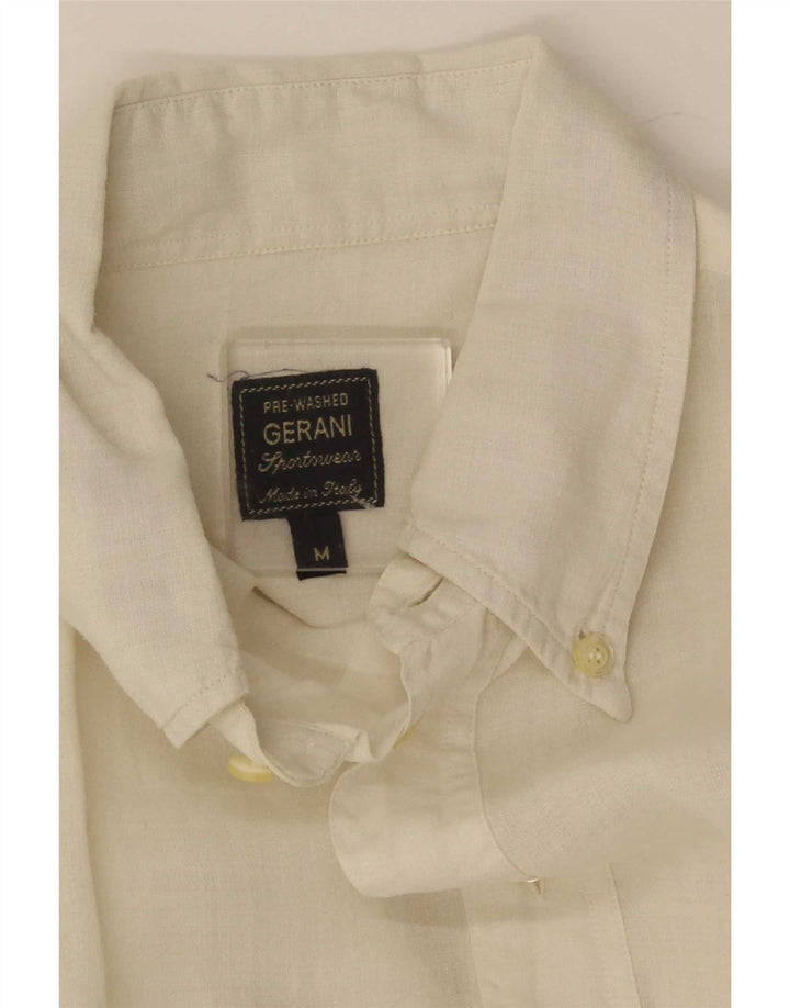Camisa masculina Gerani média branca