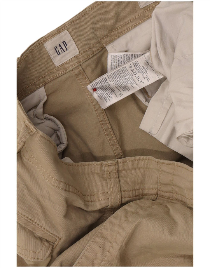 Gap Mens Cargo Shorts W36 Large Beige Cotton