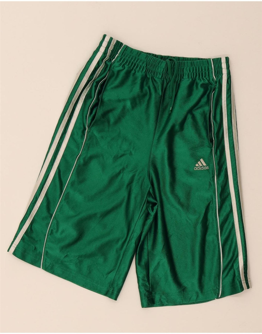 Adidas Boys Sports Shorts 10-11 år Medium Green Polyester