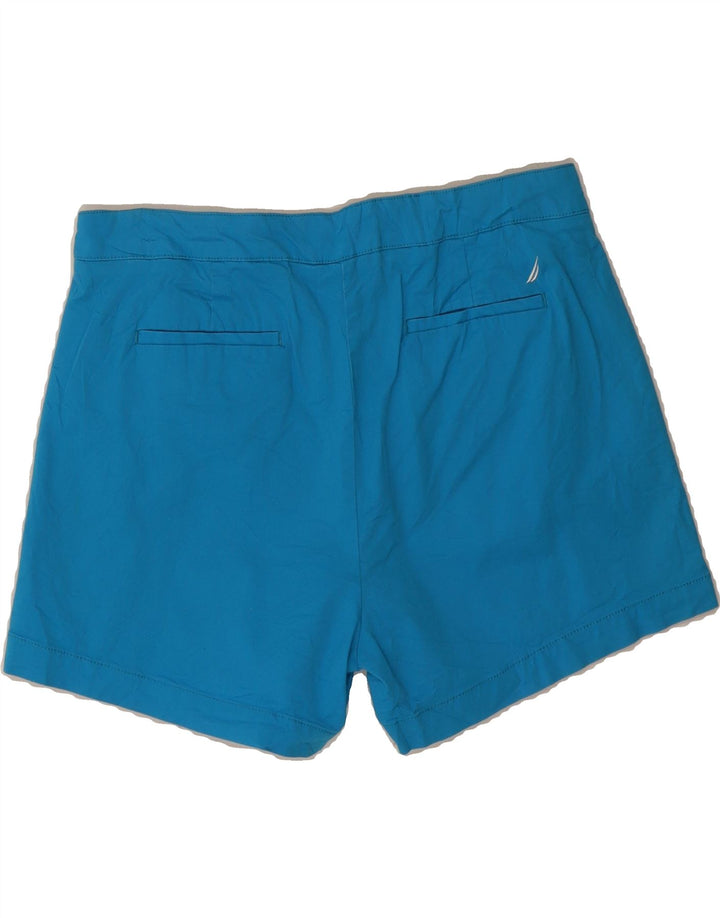 NAUTICA Womens Chino Shorts US 8 Medium W32 Blue Vintage Nautica and Second-Hand Nautica from Messina Hembry 