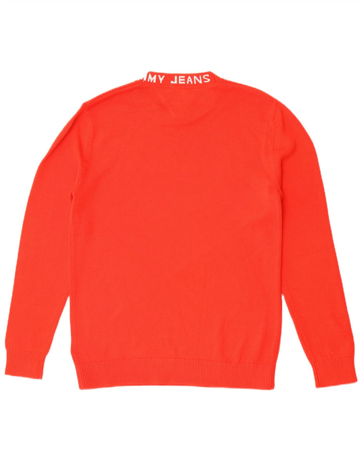 Ανδρικό πουλόβερ Tommy Hilfiger Graphic Regular Fit Crew Neck Jumper Μεσαίο κόκκινο