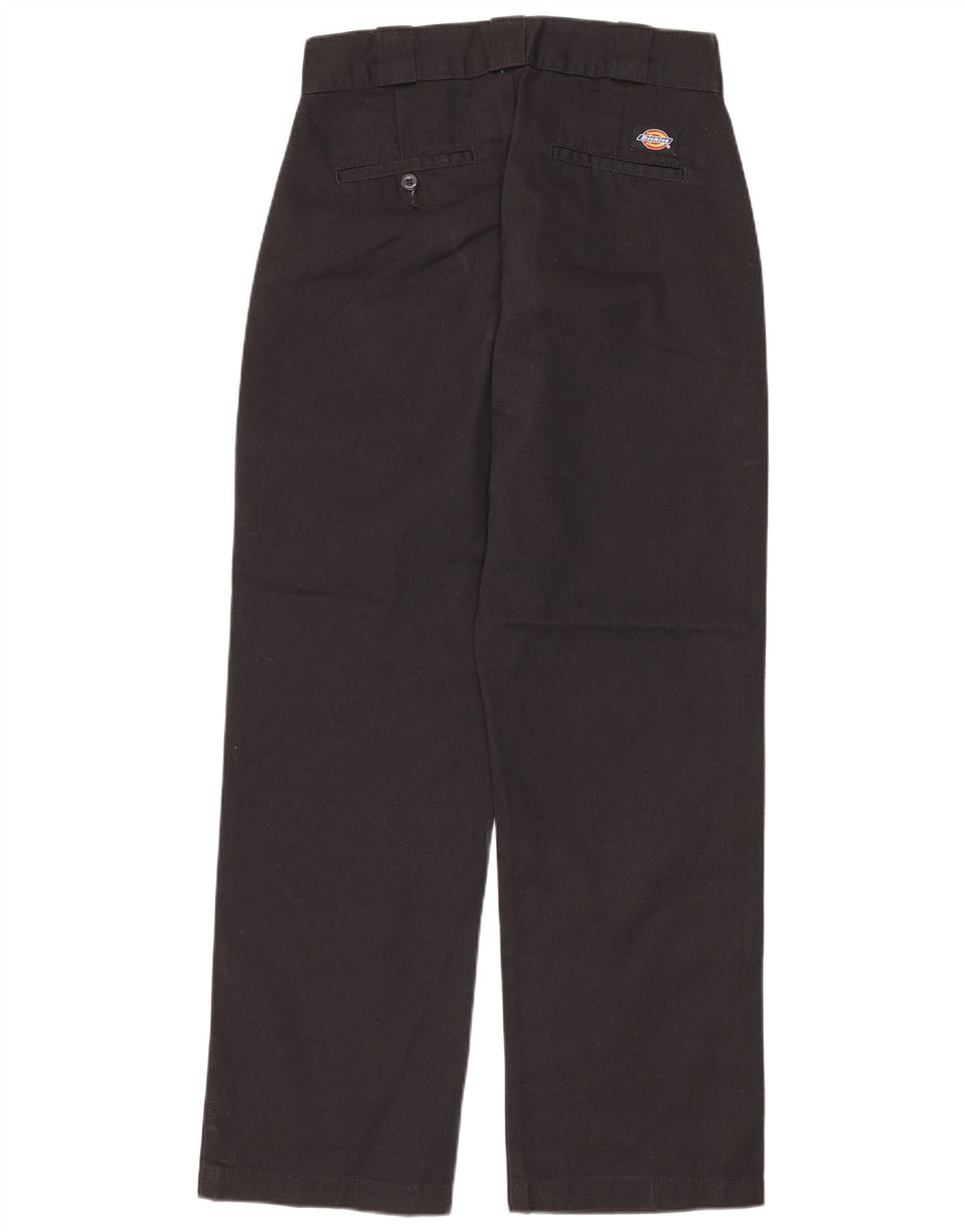 Dickies Womens Straight Chino Trousers W26 L26 Black Polyester