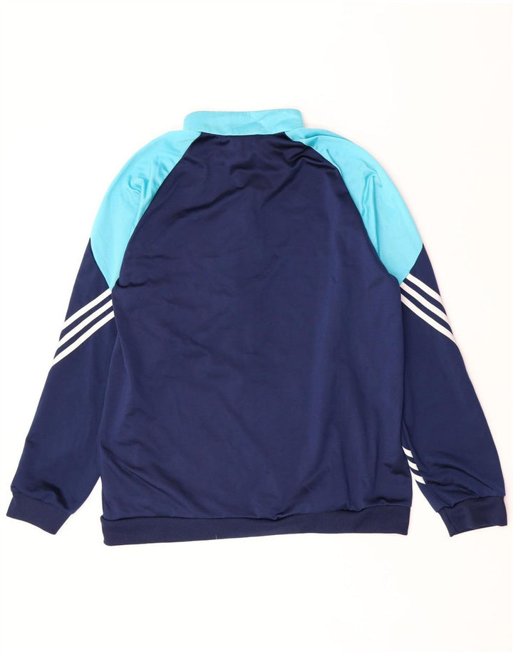 Adidas Træningsdragt til mænd Topjakke XL Marineblå Colourblock Polyester
