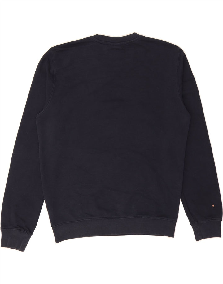 CHAMPION Mens Graphic Sweatshirt Jumper Medium Navy Blue Cotton Vintage Champion and Second-Hand Champion from Messina Hembry 