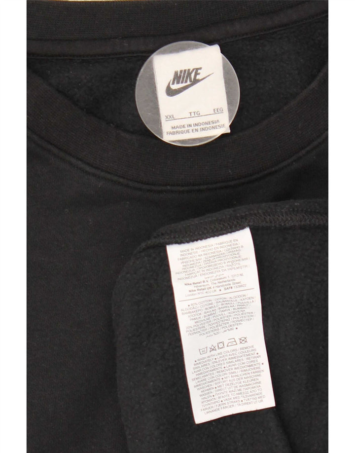 Nike - Sudadera para hombre (2XL, algodón), color negro