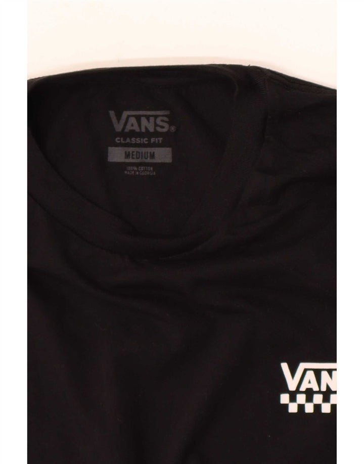 Vans Herren-T-Shirt mit klassischer Passform, mittelschwarze Baumwolle