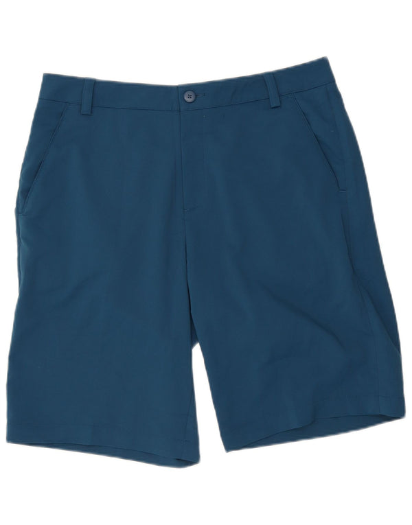 Puma Herren Chino Shorts W34 Large Blau Polyester