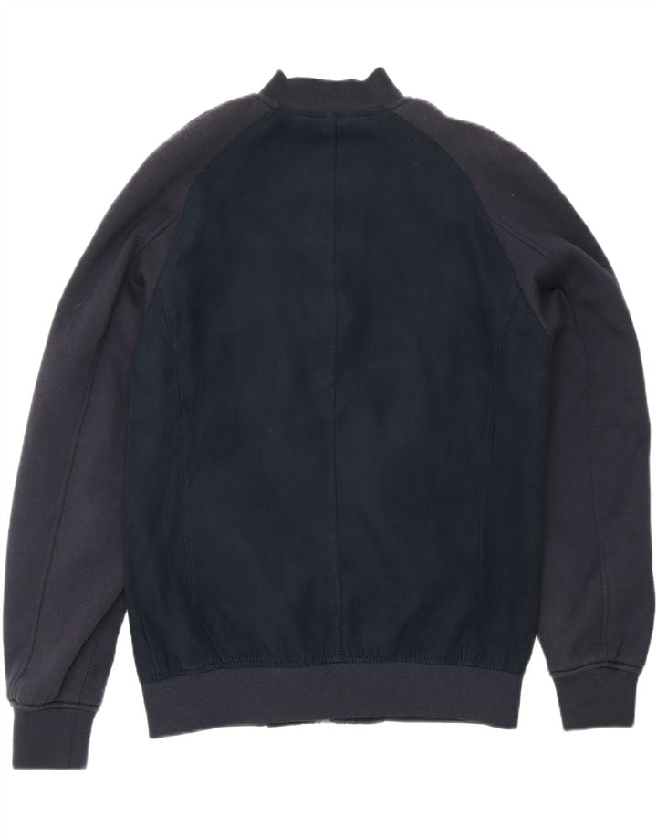 Zara Veste Bomber Homme UK 40 Large Bleu Marine