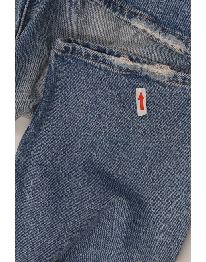 Levi's Womens Wedgie Straight Jeans W31 L28 Blue Cotton