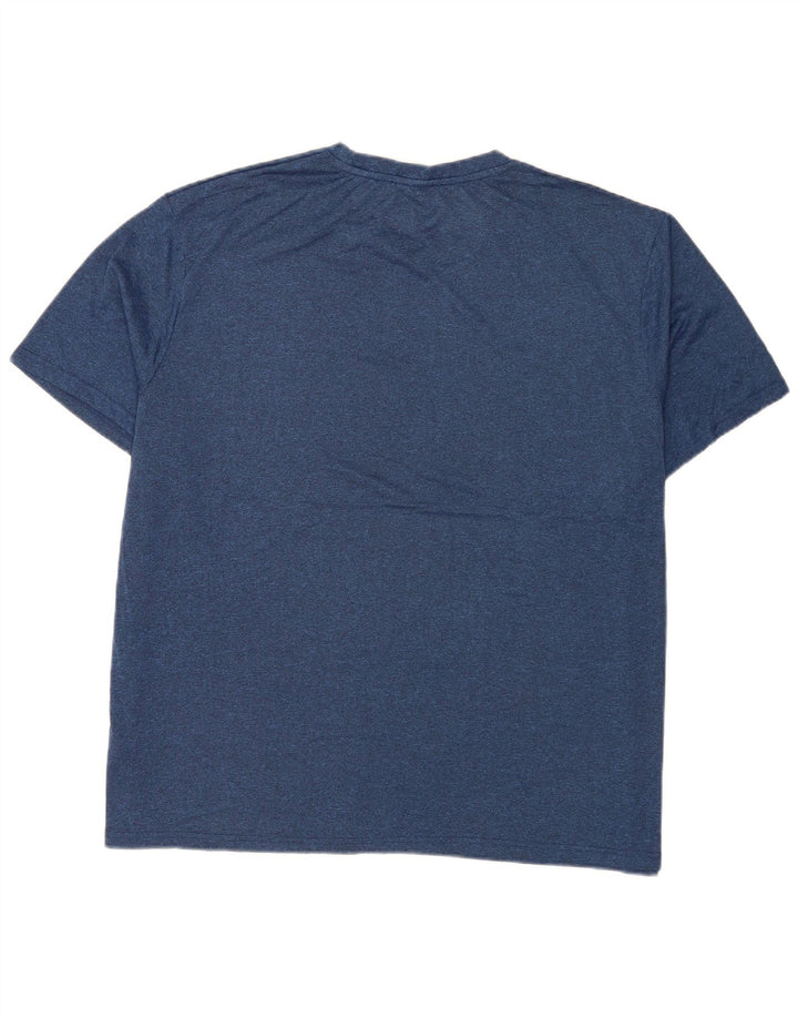 Fila T-Shirt Homme Top 4XL Bleu Marine Polyester