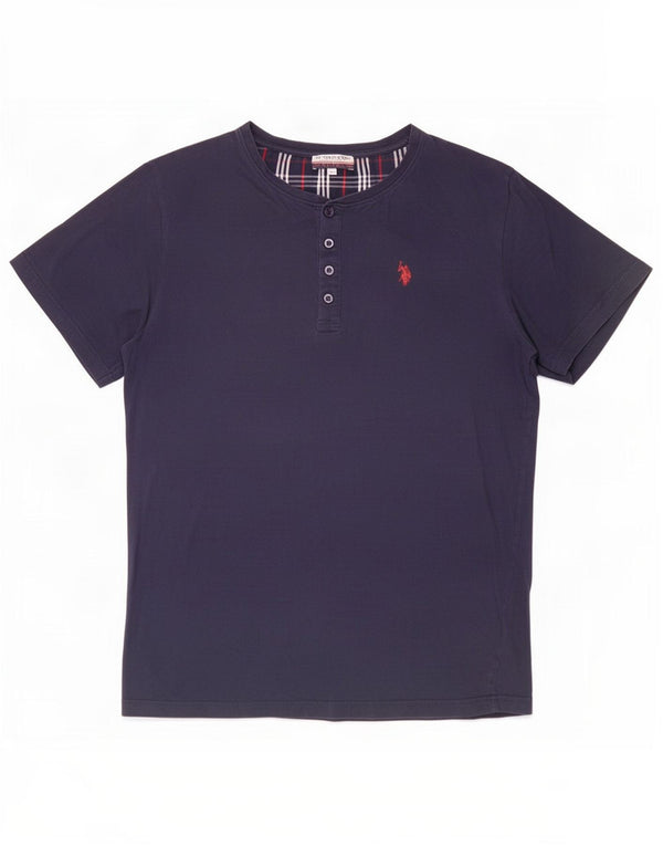 U.S. Polo Assn. T-Shirt Homme Top XL Bleu Marine Coton
