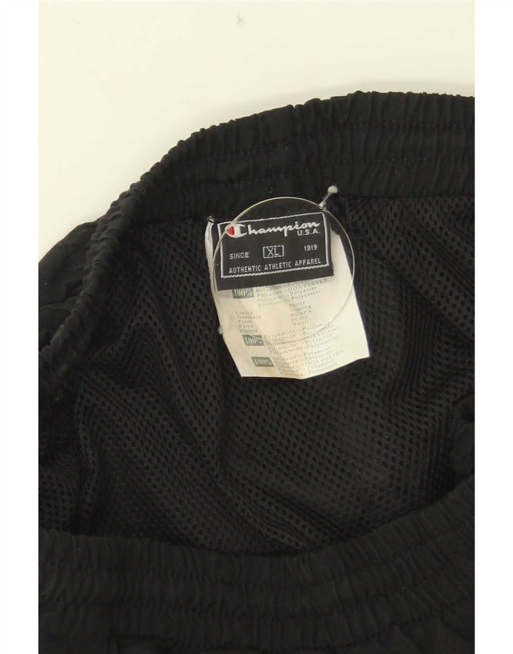 Champion Mens Tracksuit Trousers XL  Black Polyester