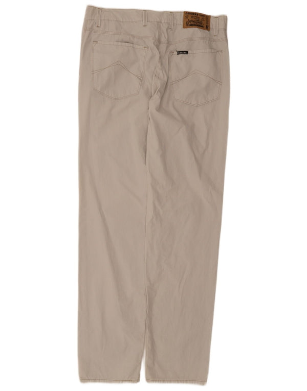 Pantaloni casual dritti da uomo Carrera W36 L34 cotone bianco sporco