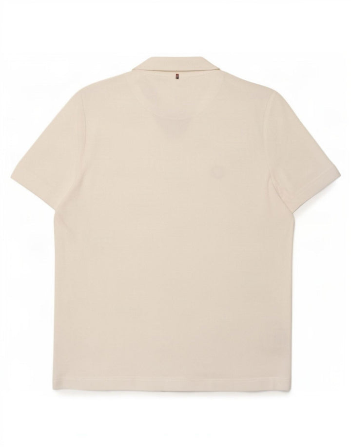Pretty Green Mens Polo Shirt XL White Cotton