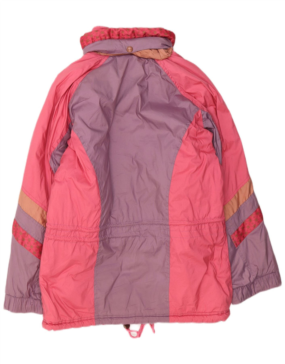 Diadora Dame Loose Fit Skijakke UK 14 Medium Pink Colourblock Polyester