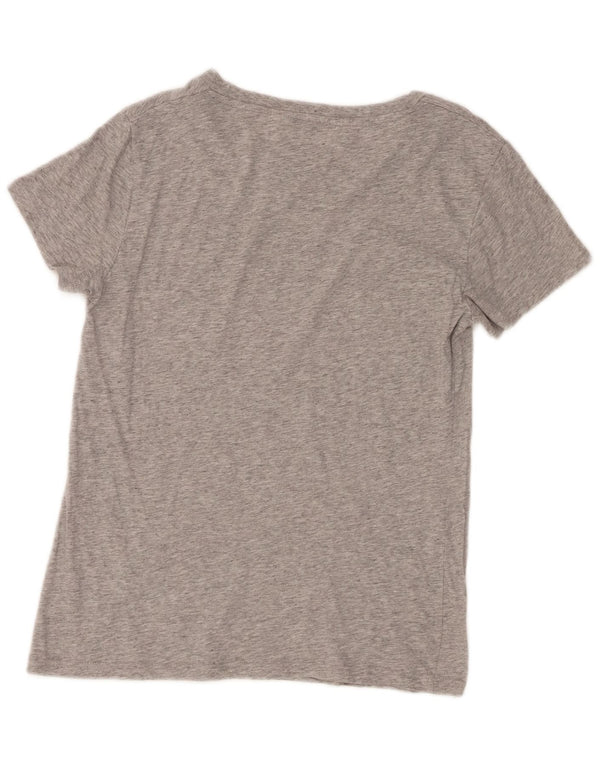 Levi's Womens Graphic T-Shirt Top UK 10 Small Grau meliert