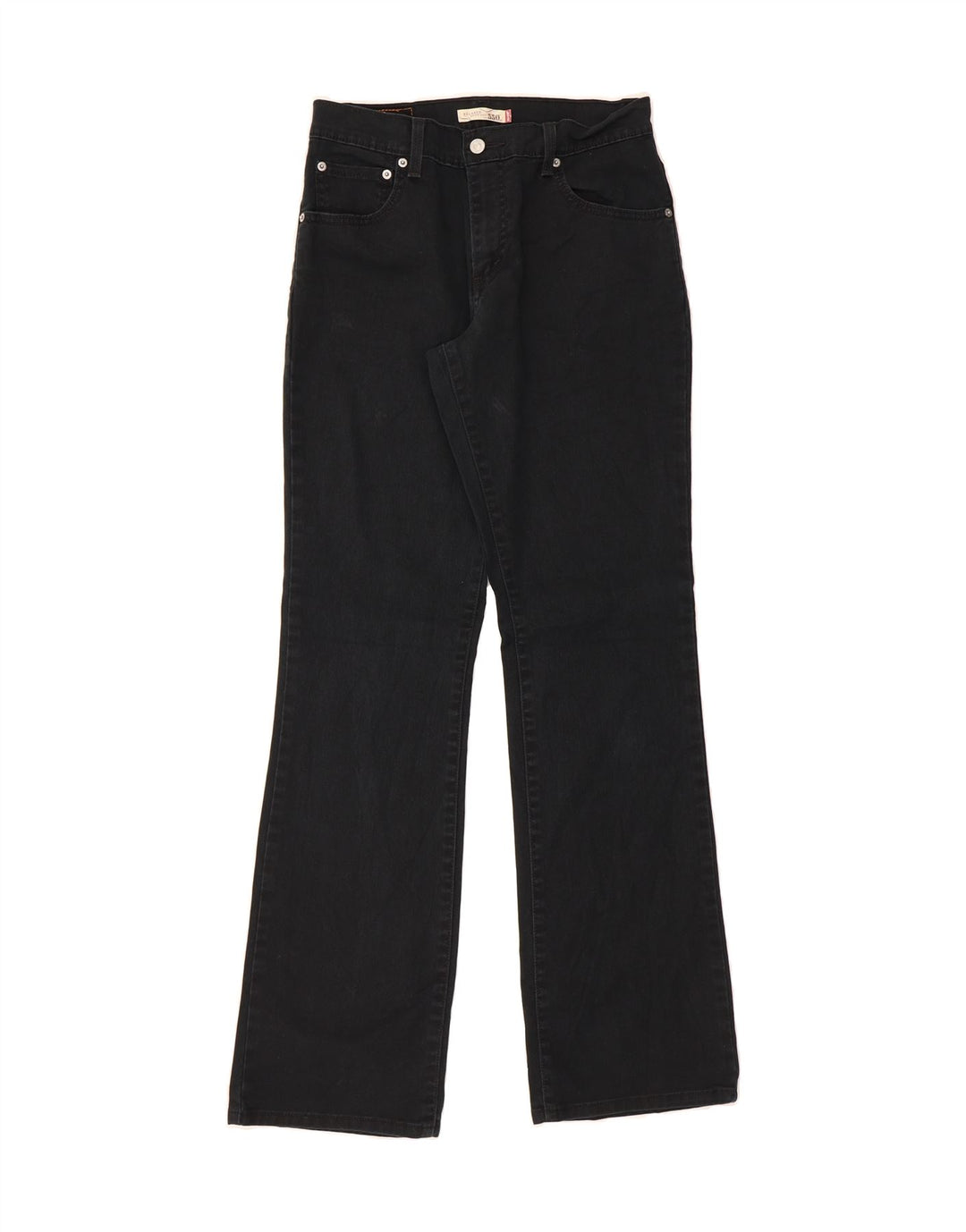 LEVI'S Womens 550 Relaxed Fit Bootcut Jeans US 8 Medium W28 L33 Black Vintage Levi's and Second-Hand Levi's from Messina Hembry 