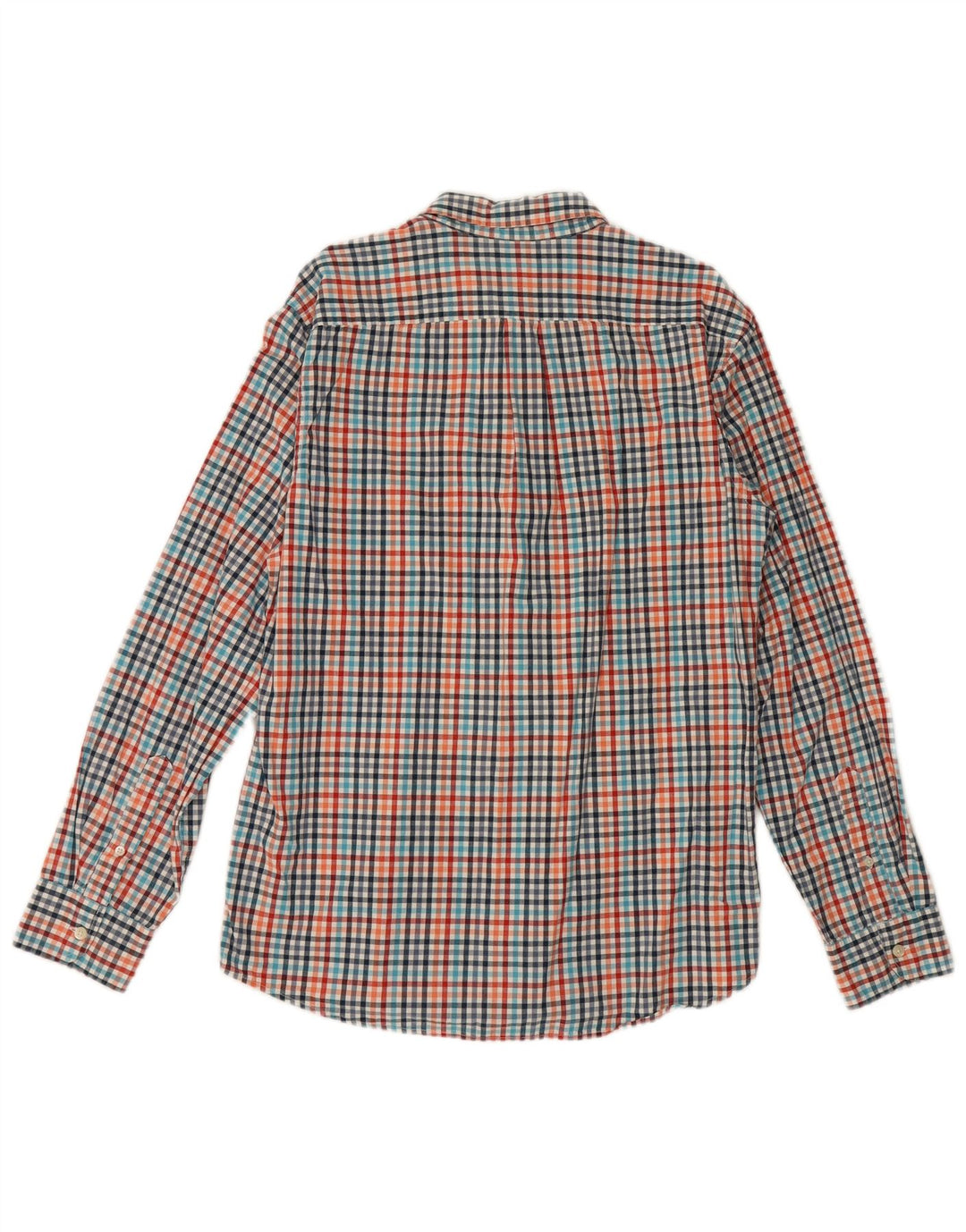 Gap Mens Slim Fit Shirt Large Multicoloured Gingham Cotton