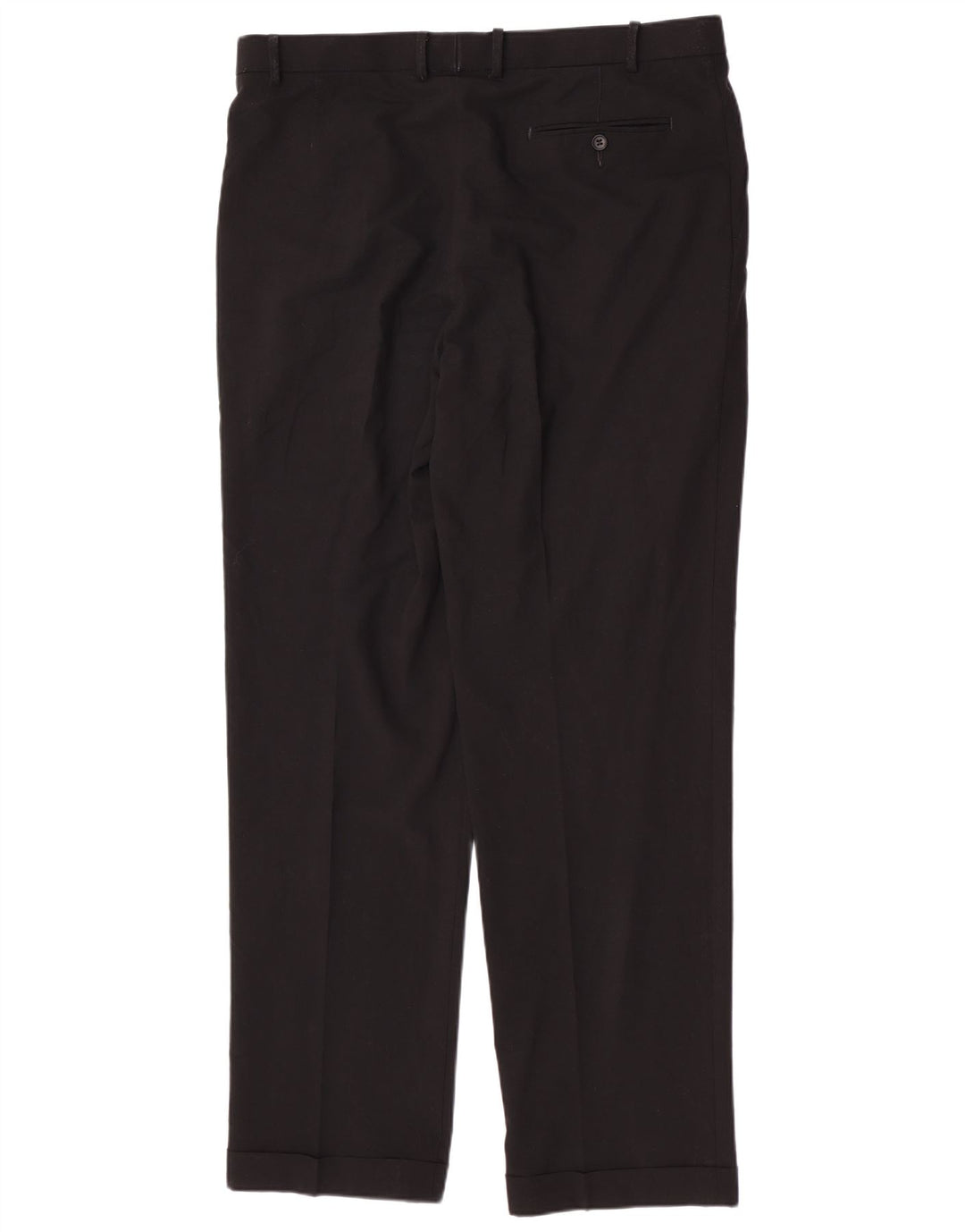 Marks & Spencer Pantalon de costume classique pour homme W38 L33 Noir Polyester