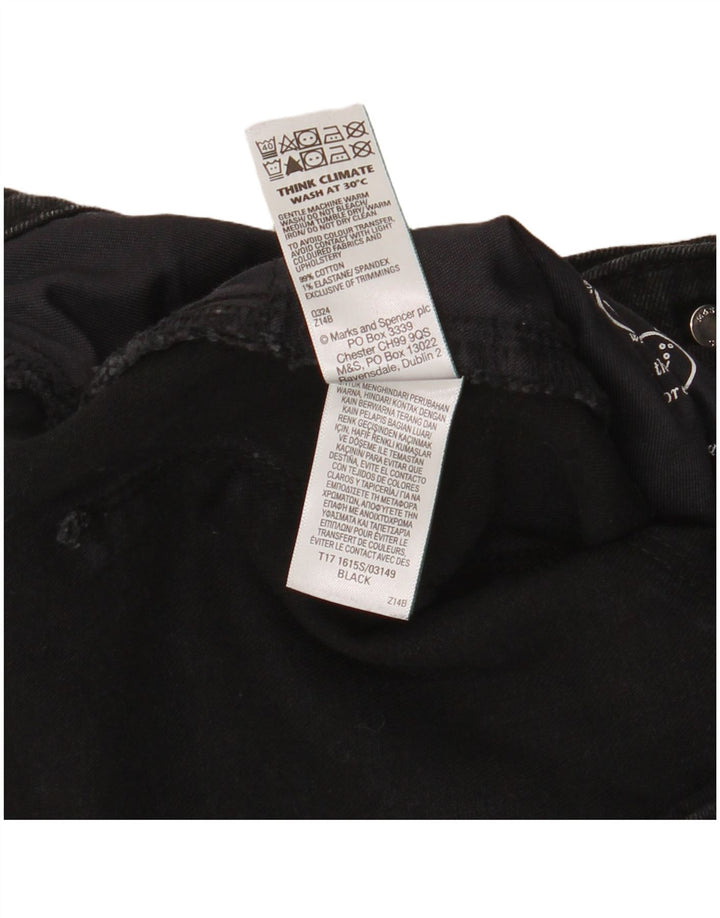 Jeans slim da uomo Marks & Spencer W34 L31 cotone nero