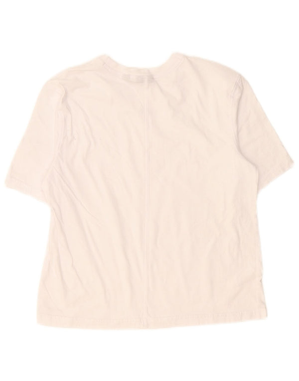 Calvin Klein Camiseta para mujer Top UK 6 XS Blanco