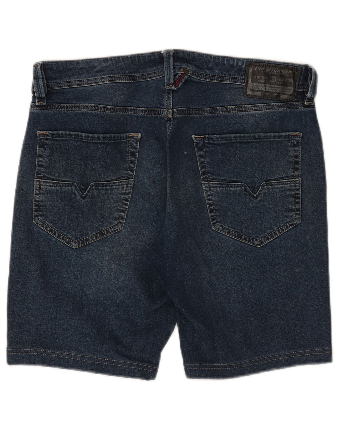 DIESEL Mens Larkee-Beex Regular Tapered Denim Shorts W31 Medium Blue
