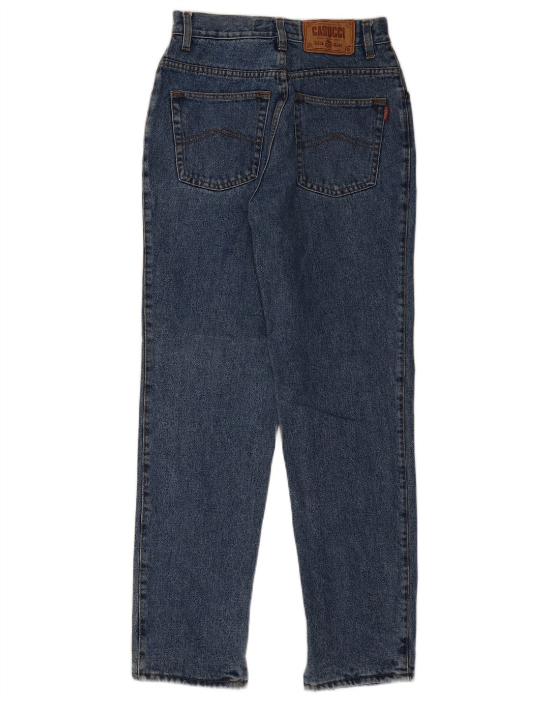 Casucci Womens Tapered Jeans W26 L31 Blue Cotton