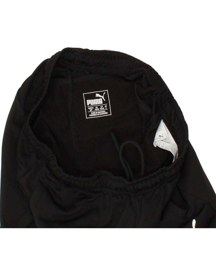 PUMA Mens Graphic Tracksuit Trousers Small Black Polyester Vintage Puma and Second-Hand Puma from Messina Hembry 