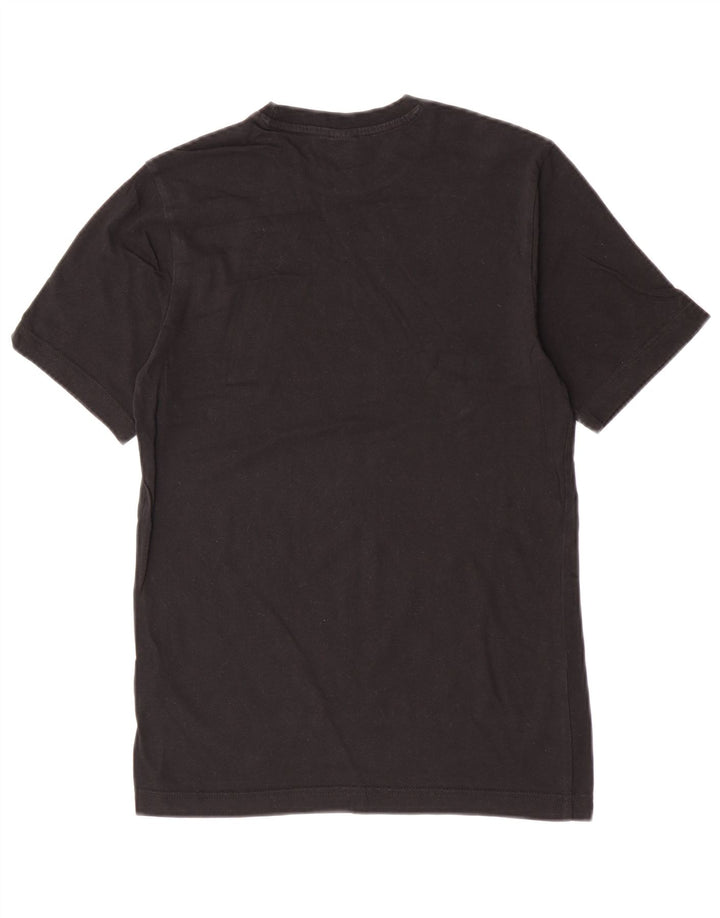 Reebok Mens T-Shirt Top XS Black Cotton