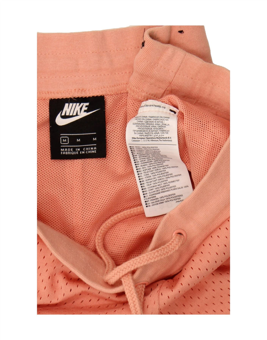 NIKE Womens Sport Shorts UK 12 Medium  Pink Polyester Vintage Nike and Second-Hand Nike from Messina Hembry 