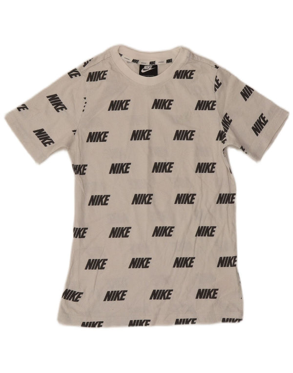 Nike Boys Graphic T-Shirt Top 12-13 ans Grand Blanc Coton