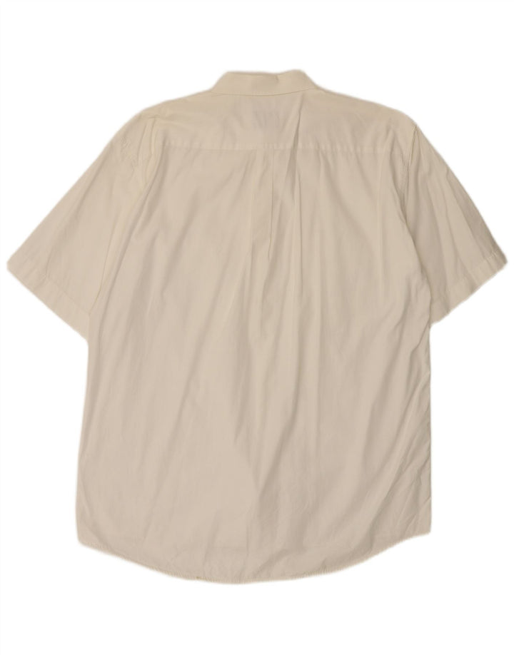 Levi's Chemise à Manches Courtes Homme Blanc Large