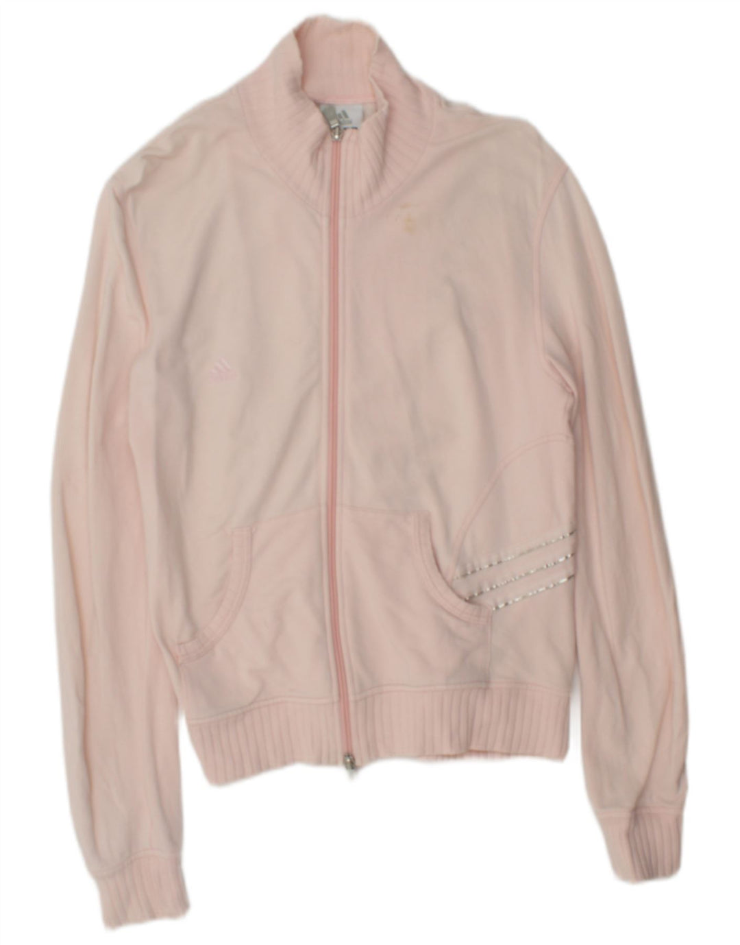 Adidas træningsdragt topjakke til kvinder UK 14 Medium Pink Bomuld