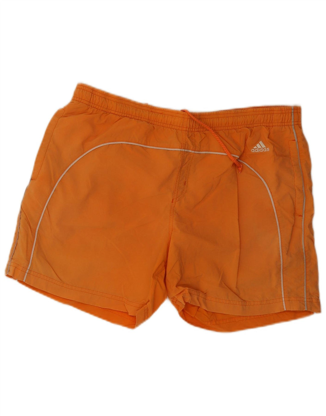 Pantaloncini da bagno da uomo Adidas Large in nylon arancione