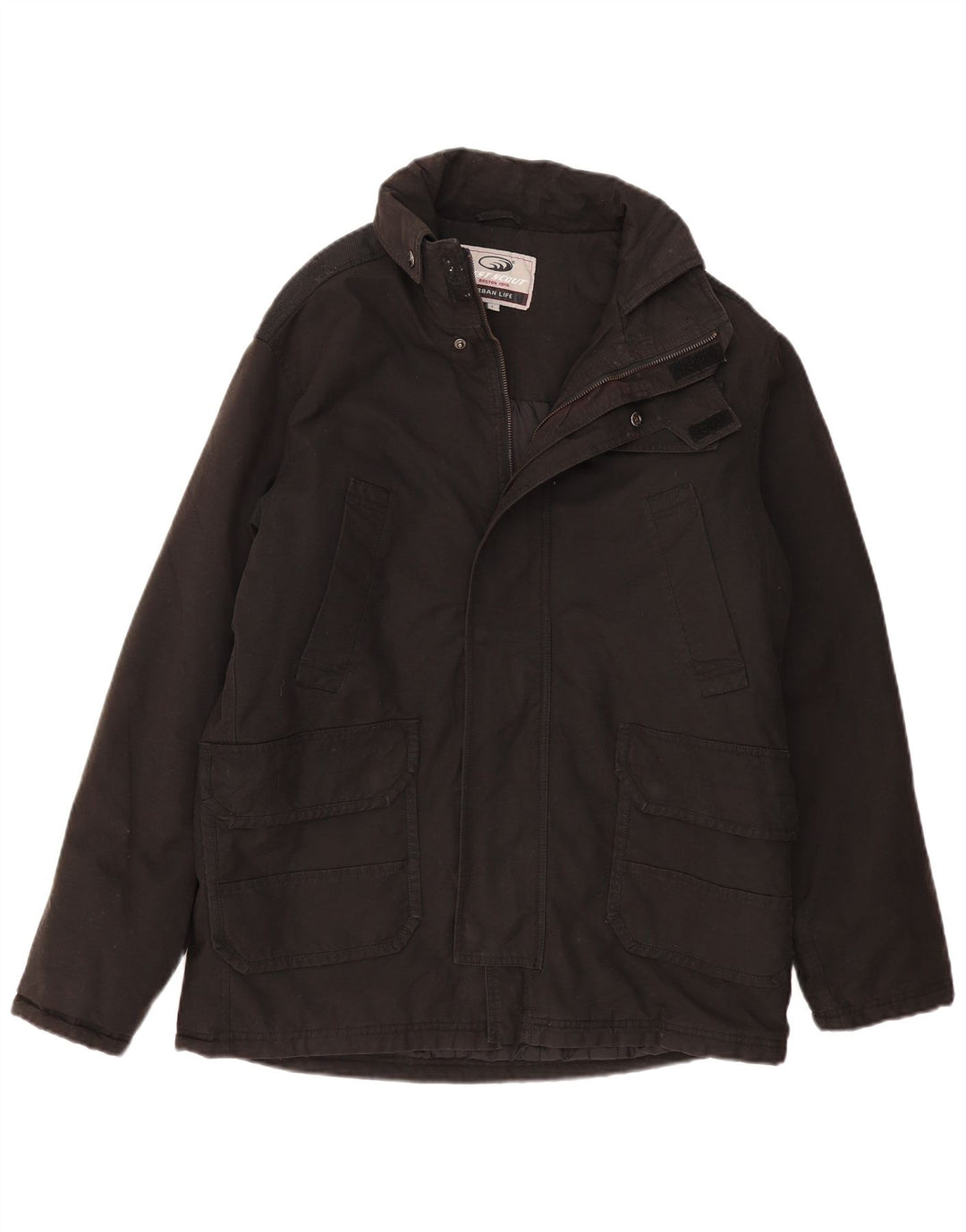 WEST SCOUT Ανδρικό Μπουφάν Windbreaker UK 40 μεγάλο μαύρο βαμβακερό