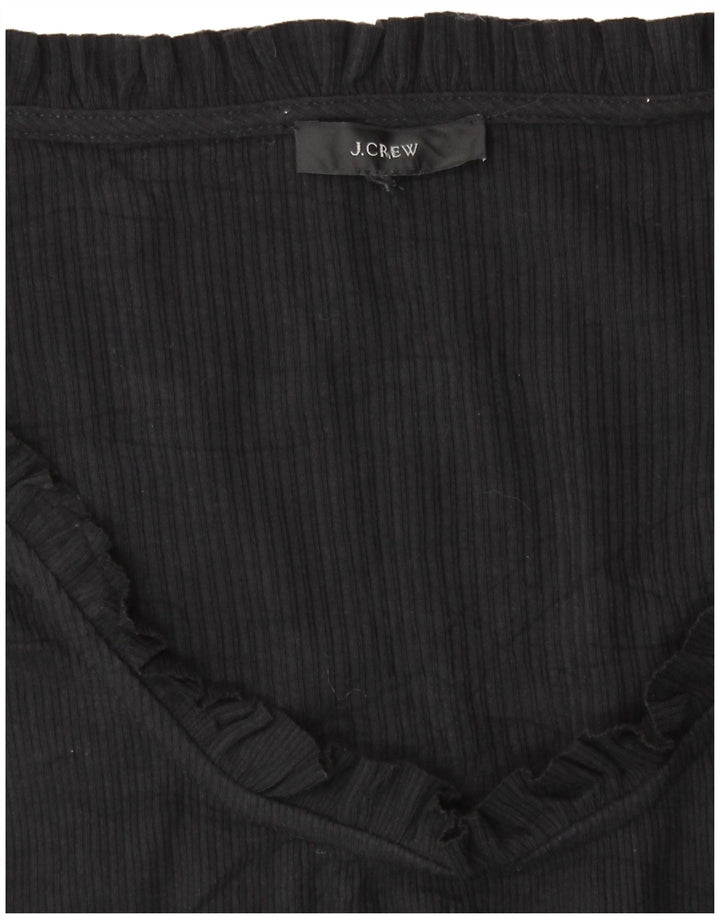 Top damski J. CREW z długim rękawem UK 16, duży, czarny