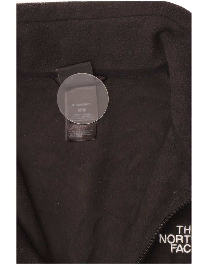 The North Face Chaqueta polar con forro para hombre, talla 38, poliéster negro mediano