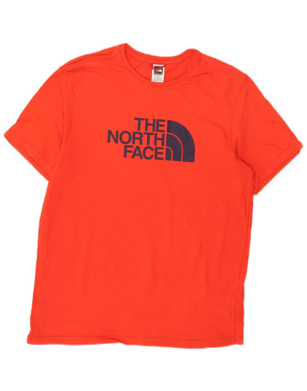 The North Face Herren-T-Shirt mit Grafik, mittelrote Baumwolle
