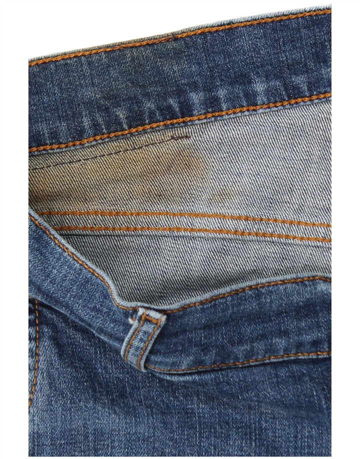 Roy Rogers Mens Denim Shorts W34 Large Blue Cotton